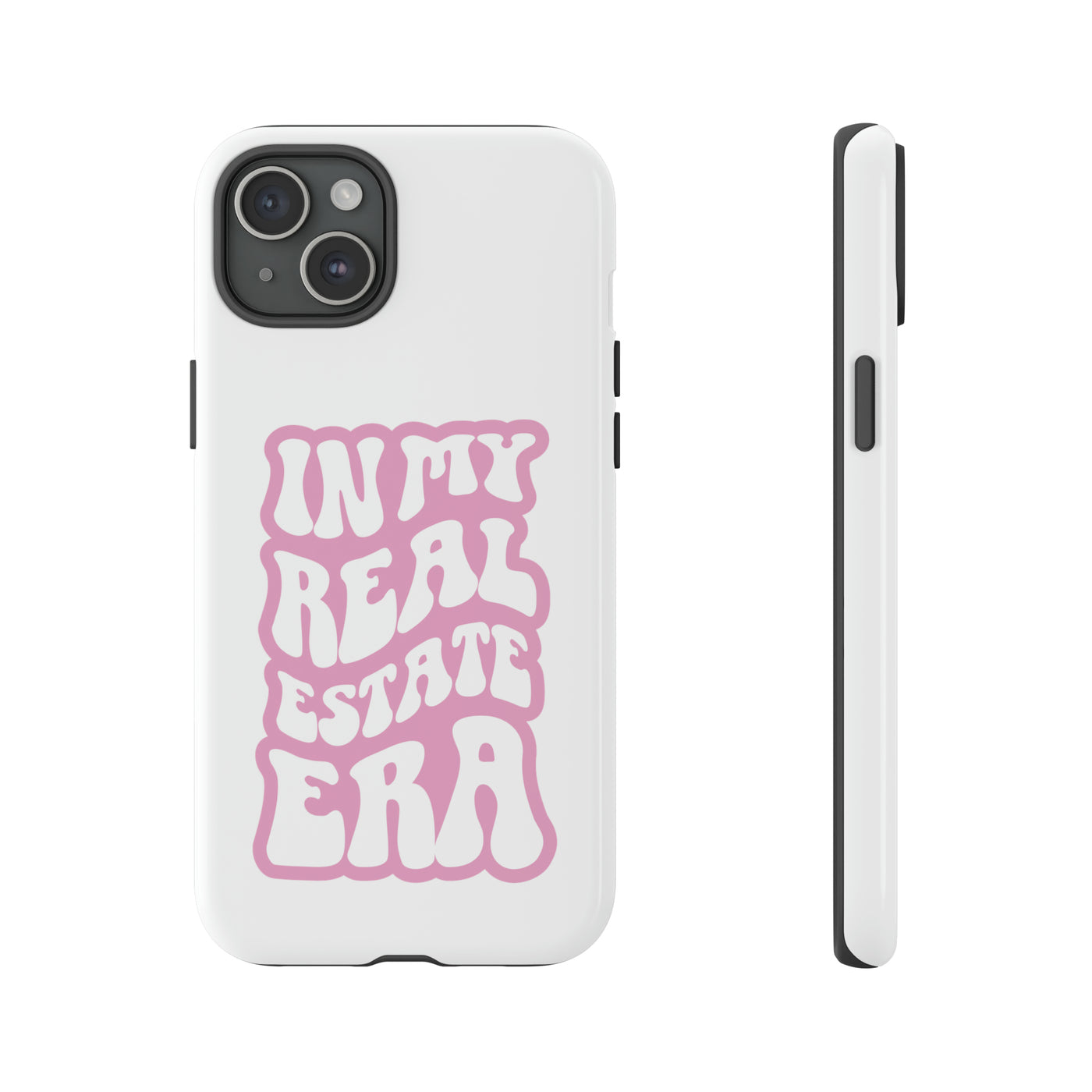 In My Real Estate Era Phone Case - Pink & White
