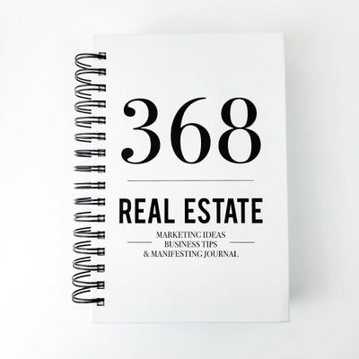 368 Real Estate Marketing Ideas, Business Tips & Manifesting Journal - All Things Real Estate