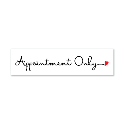 Appointment Only - Cursive - All Things Real Estate