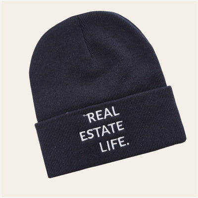 Beanie - Real Estate Life.™ - Black - All Things Real Estate