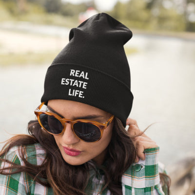 Beanie - Real Estate Life.™ - Black - All Things Real Estate