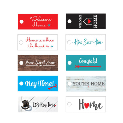 Canvas Key Tags - Multipack No.1 - All Things Real Estate