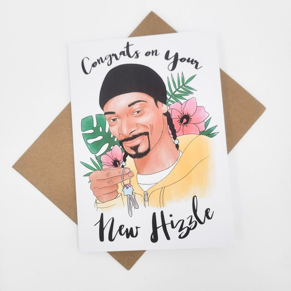 Celebration Card - Congrats on Your New Hizzle - All Things Real Estate