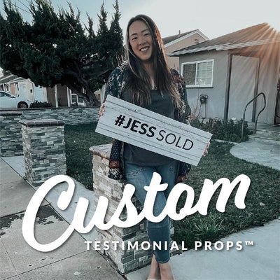Custom 9x24 Testimonial Prop™ - All Things Real Estate