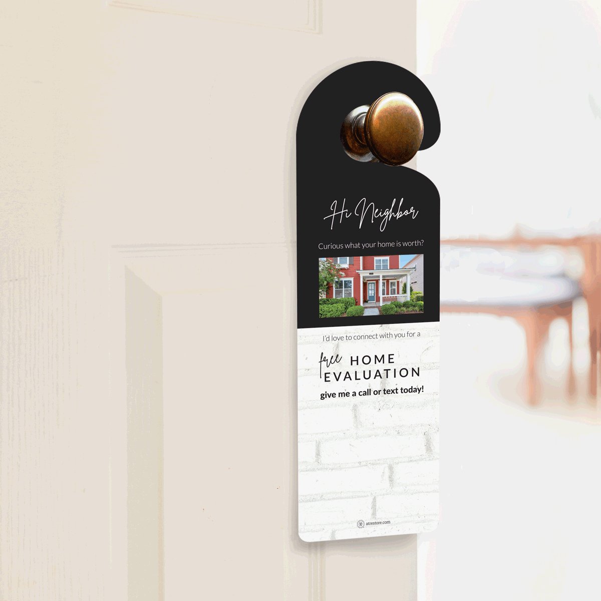 Custom Paper Door Hangers - All Things Real Estate