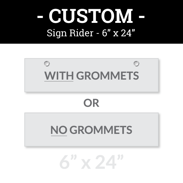 Custom Sign Rider/Directionals - All Things Real Estate