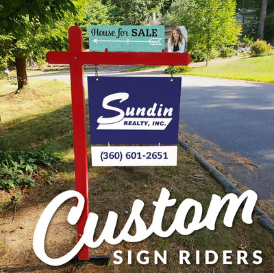 Custom Sign Rider/Directionals - All Things Real Estate