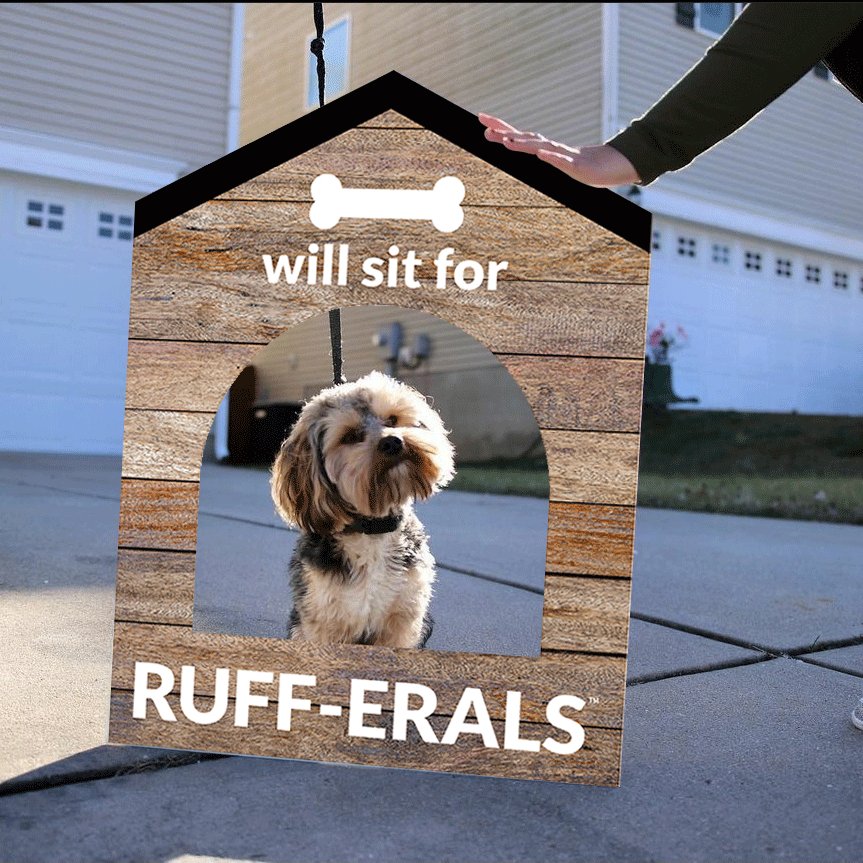 Dog House Cutout - Testimonial Prop - All Things Real Estate