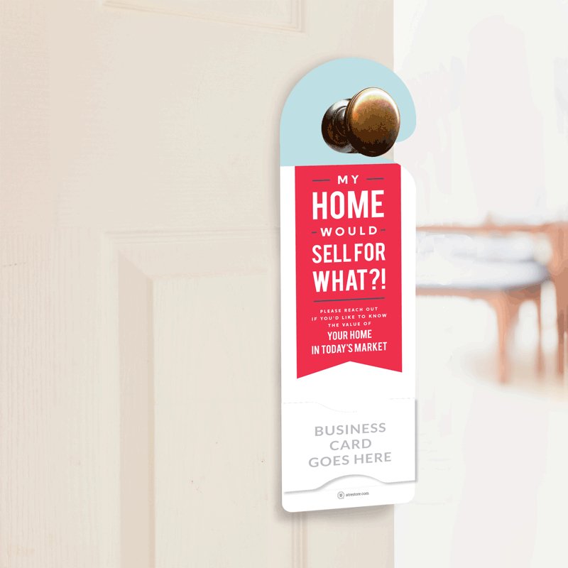 Door Hanger - Home Worth No.1 - All Things Real Estate