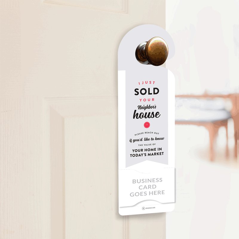 Door Hanger - Just Sold No.2 - All Things Real Estate