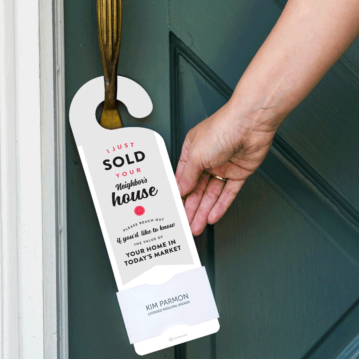 Door Hanger - Just Sold No.2 - All Things Real Estate