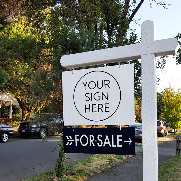 For Sale - Black w White Arrow - All Things Real Estate