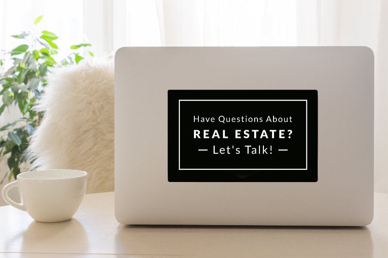 Have Questions? (Black 8x5) - Decal - All Things Real Estate