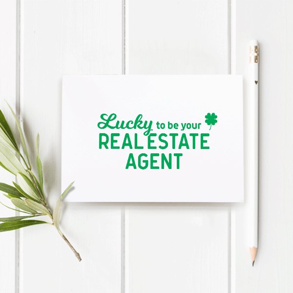 Holiday Celebration Cards - St. Patrick's Day - Lucky 🍀 - All Things Real Estate