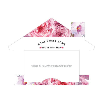 House-Shaped Notecards - Home Sweet Home begins with Mom - All Things Real Estate