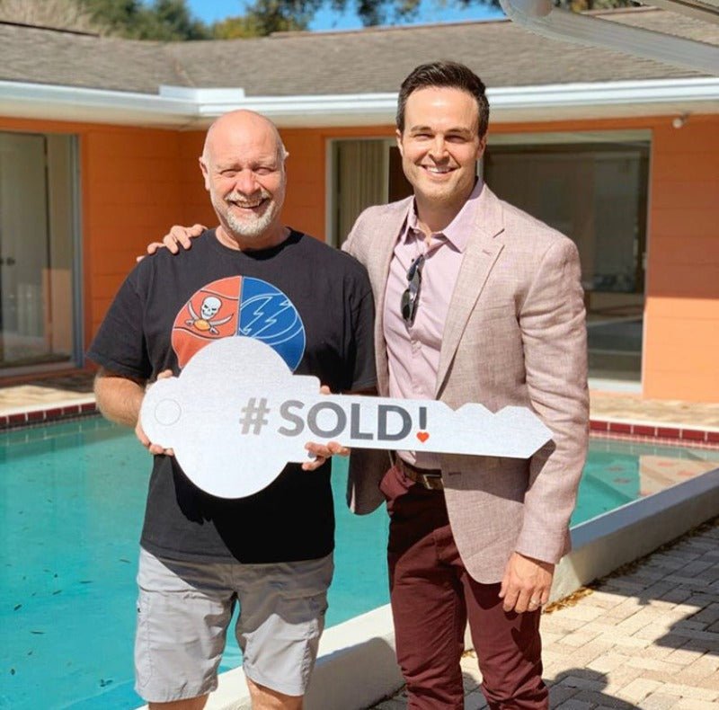 It's Key Time! / #Sold! - Key Testimonial Prop™ - Gold & Silver - All Things Real Estate