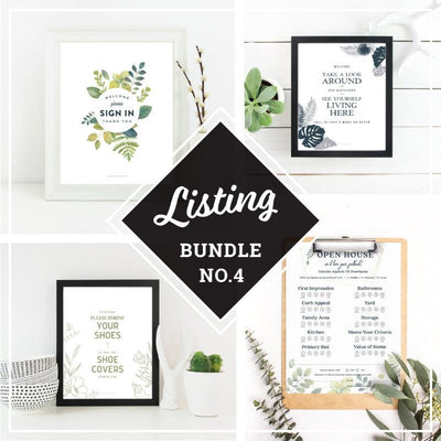 Listing Bundle No.4 - Downloadable - All Things Real Estate