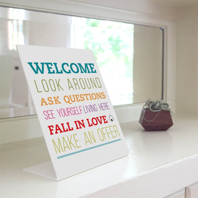 Listing Welcome Sign - No.4 - All Things Real Estate