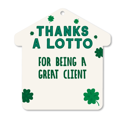 Lottery Ticket Holder - St. Patrick's Day - Thanks a Lotto - All Things Real Estate
