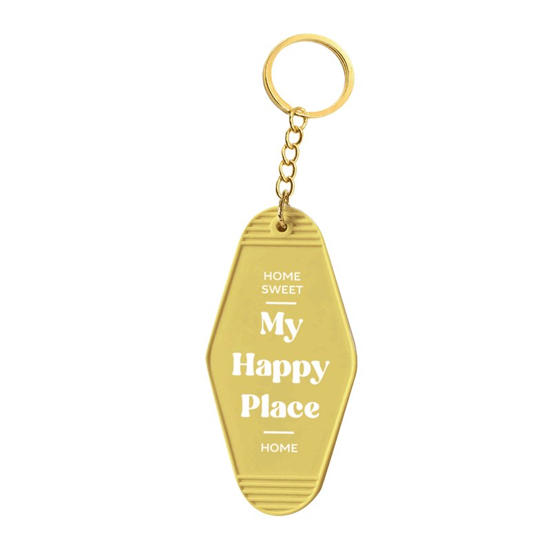 Motel Keychain - My Happy Place - All Things Real Estate