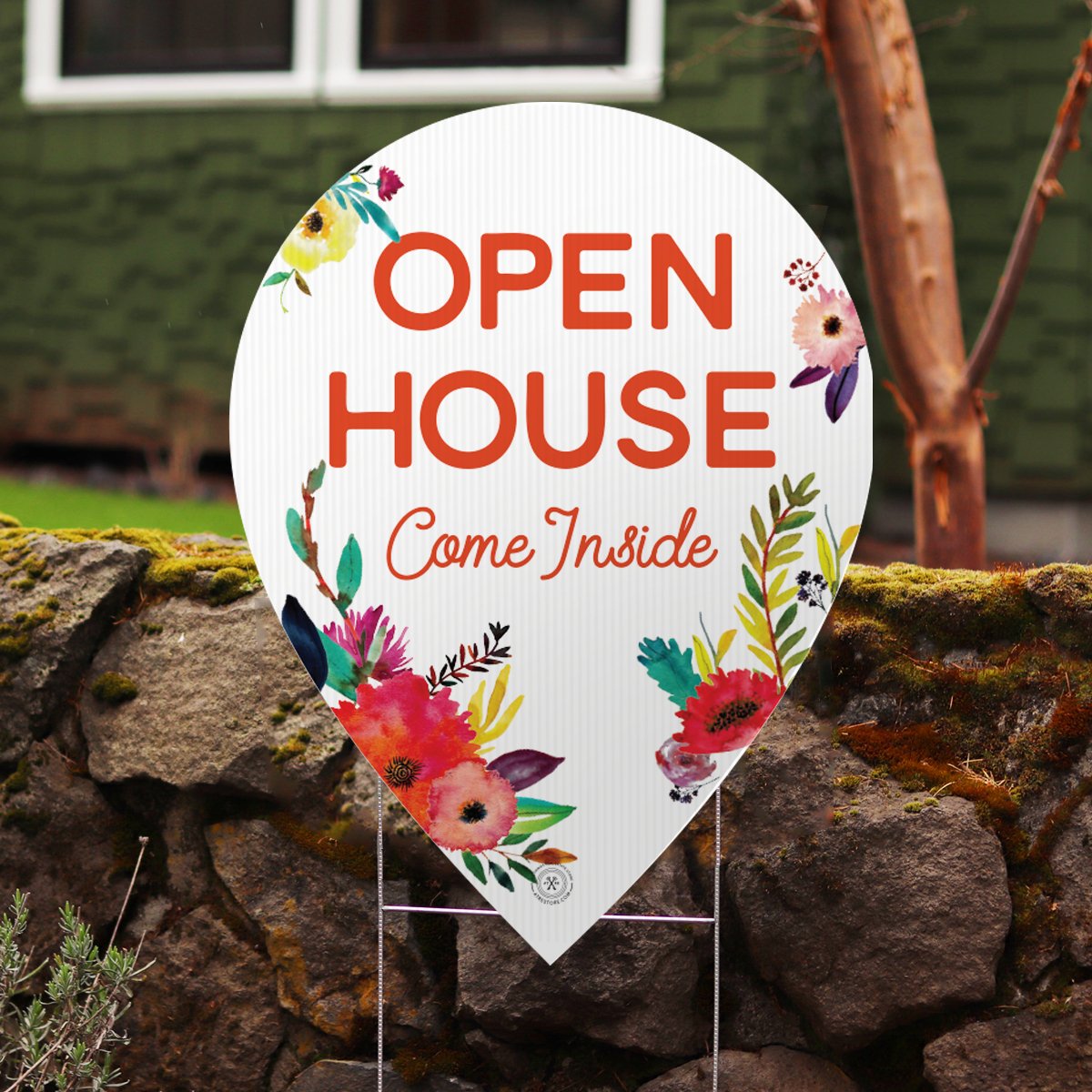 Open House Floral - Map Pin - All Things Real Estate