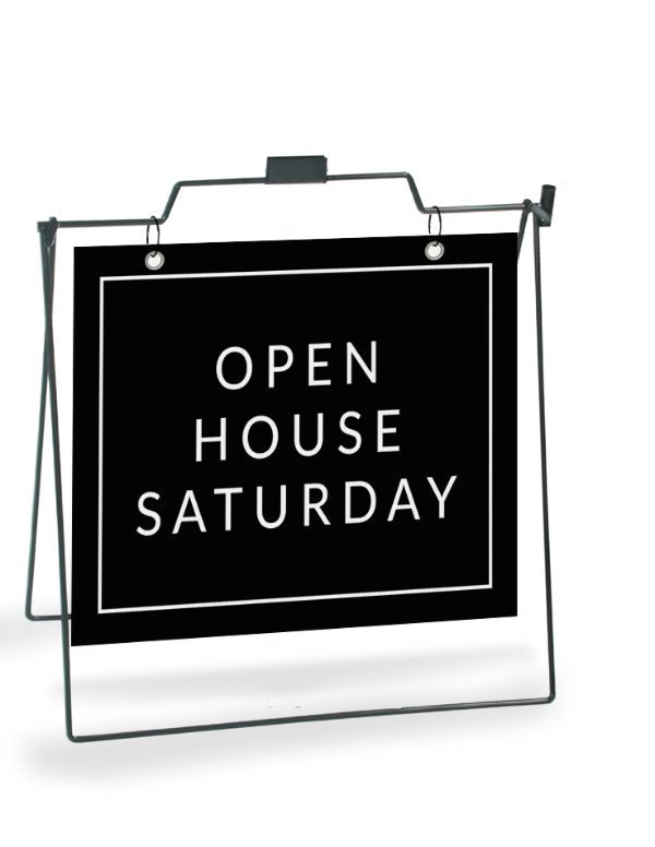Open House Saturday - Minimal - Yard Sign - All Things Real Estate