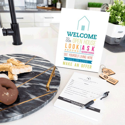Open House Welcome Sign - No.4 - All Things Real Estate
