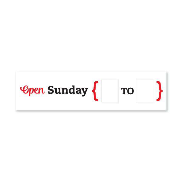 Open Sunday From ___ to ___ (Brackets) - All Things Real Estate