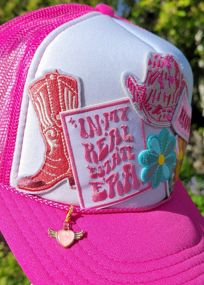 Patch Foam Trucker Hat - In My Real Estate Era - Cow Girl - Howdy - Heart Charm - All Things Real Estate