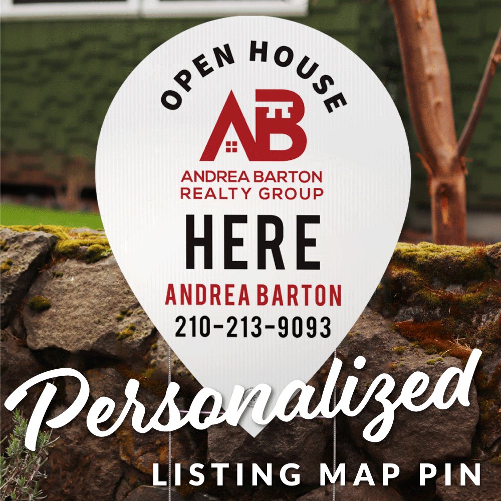 Personalized Listing Map Pin - All Things Real Estate