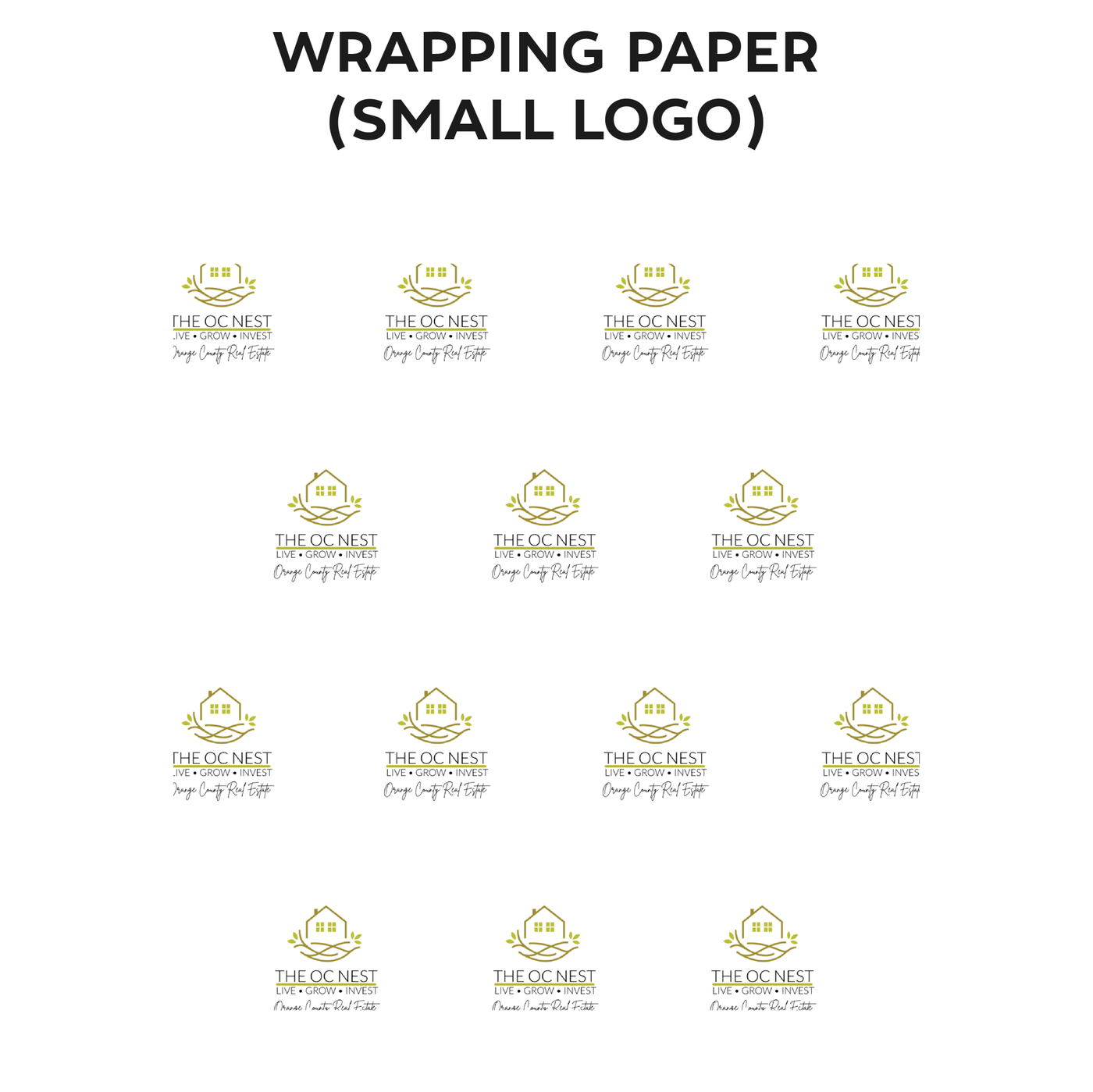 Personalized Wrapping Paper - All Things Real Estate