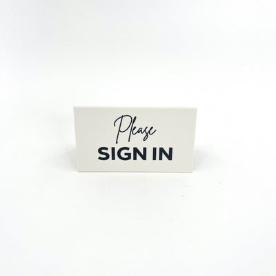 Please Sign in - White (2x4) - All Things Real Estate
