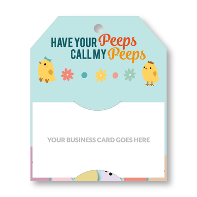 Pop-By Gift Tags - Easter - Peeps - All Things Real Estate