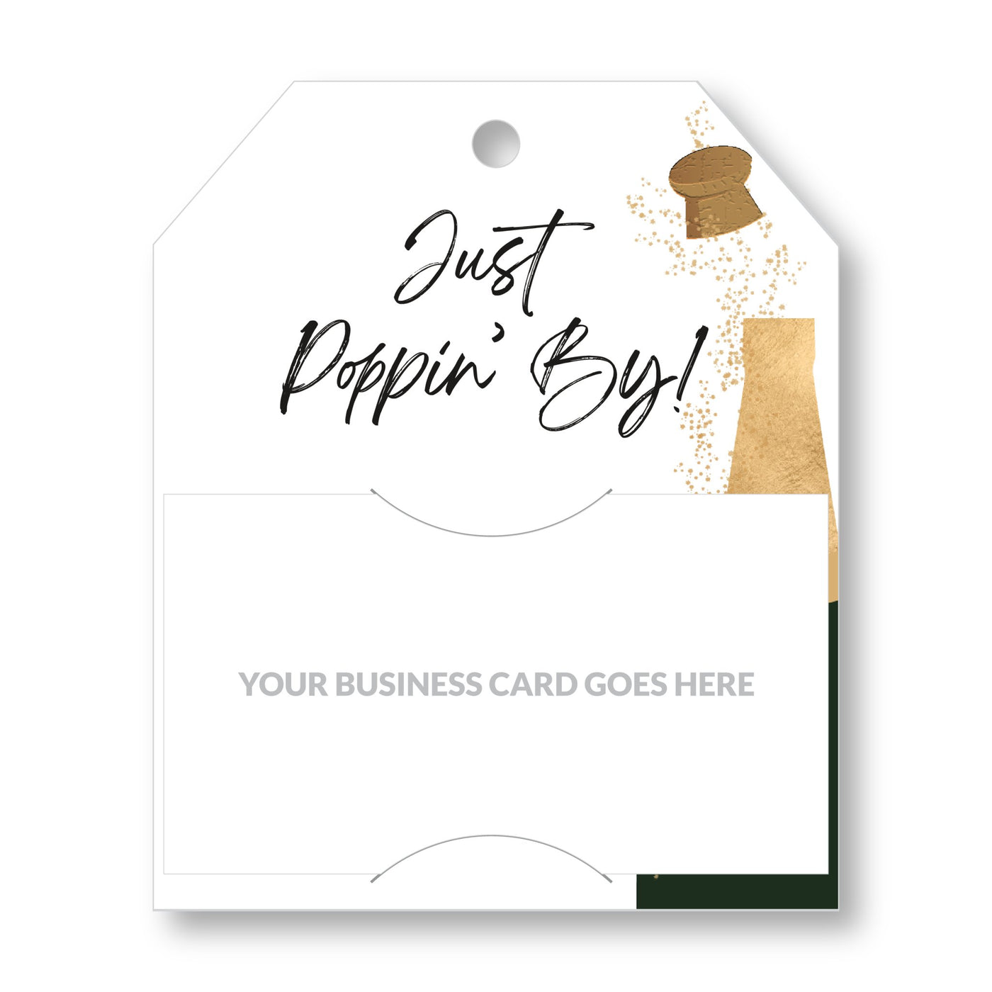 Pop-By Gift Tags - Just Poppin' By - Bottle - All Things Real Estate