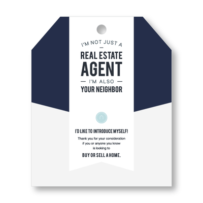 Pop-By Gift Tags - Neighborhood Real Estate Agent - All Things Real Estate