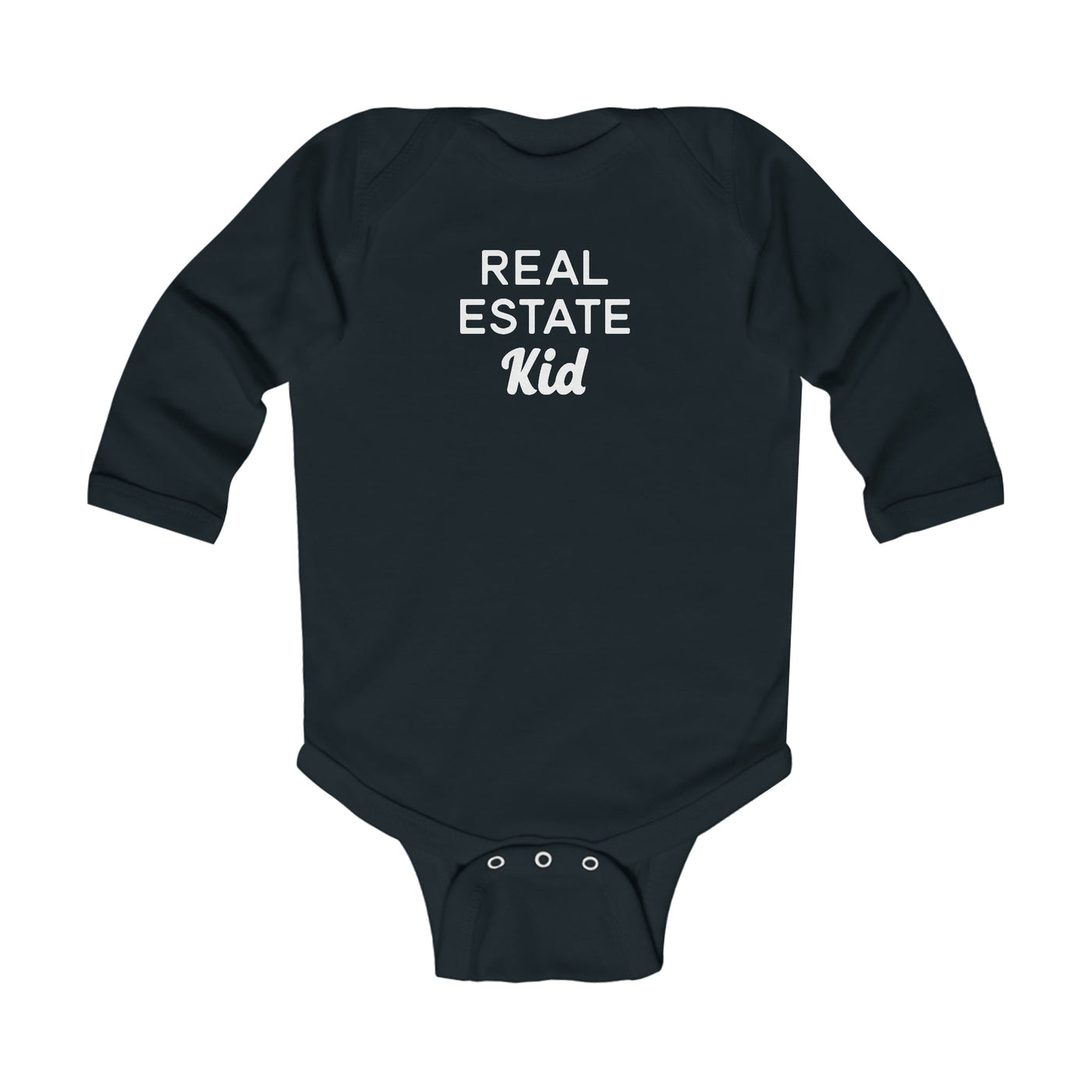Real Estate Kid - Infant Long Sleeve Bodysuit - All Things Real Estate