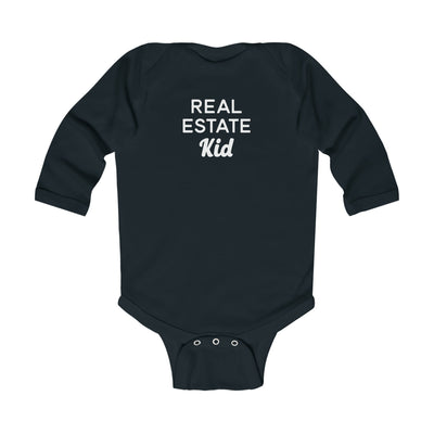 Real Estate Kid - Infant Long Sleeve Bodysuit - All Things Real Estate