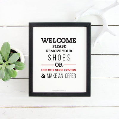 Shoe Sign No.1 - Downloadable - All Things Real Estate