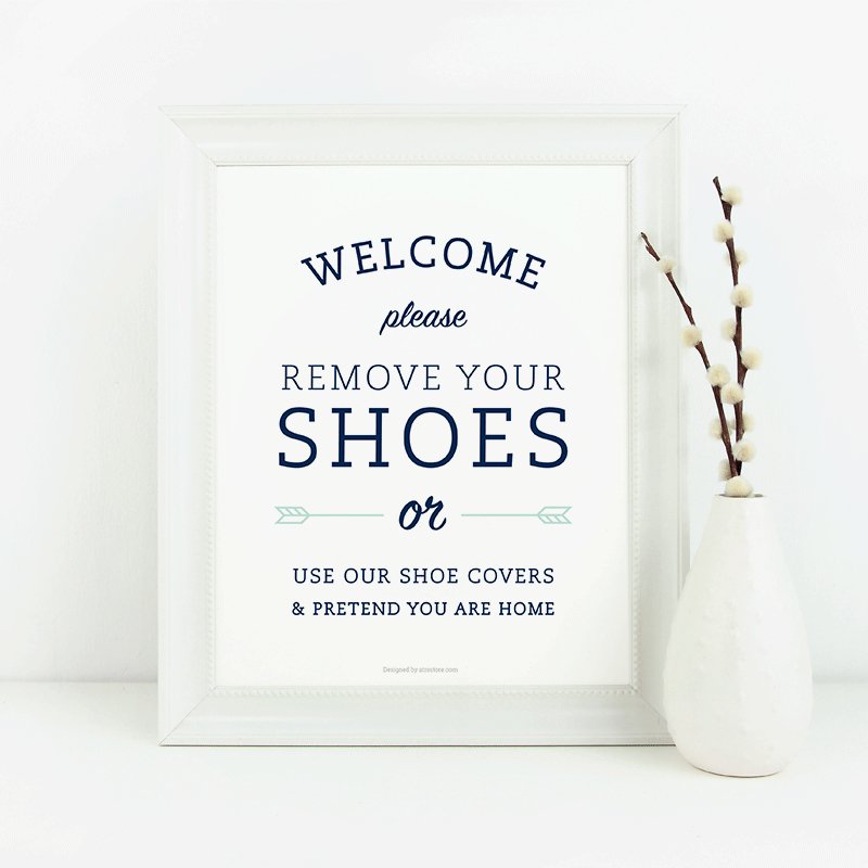 Shoe Sign No.2 - Downloadable - All Things Real Estate