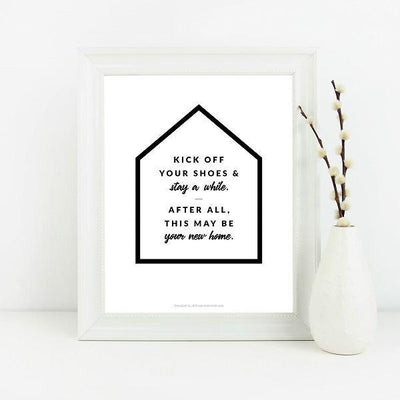 Shoe Sign No.6 - Downloadable - All Things Real Estate
