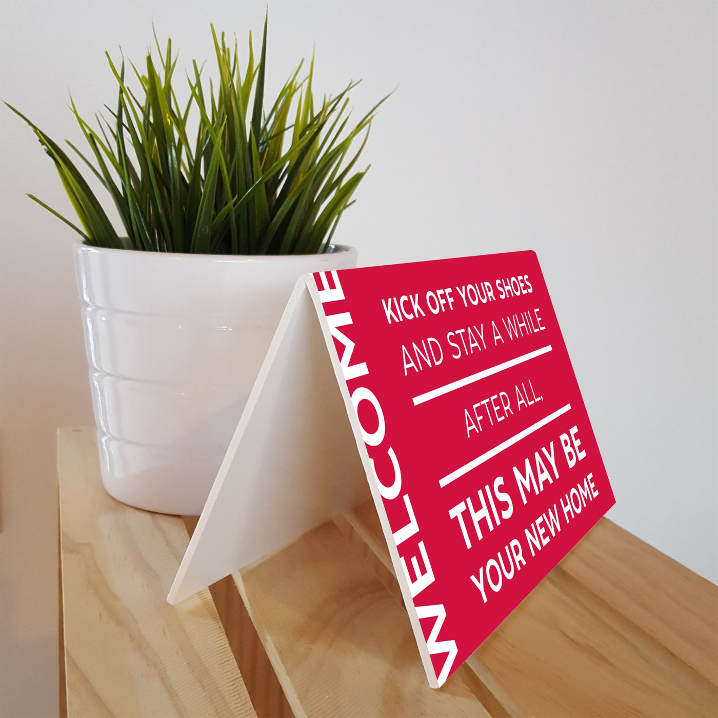 Shoe Sign - Red - All Things Real Estate