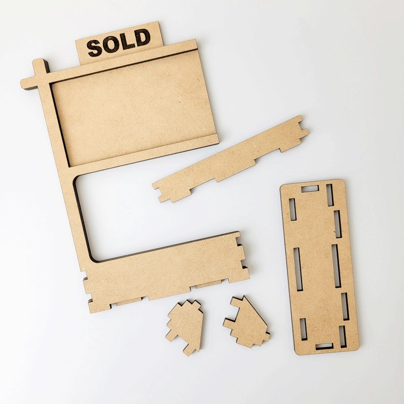 Sign Post Business Card Holder Kit - Sold - All Things Real Estate