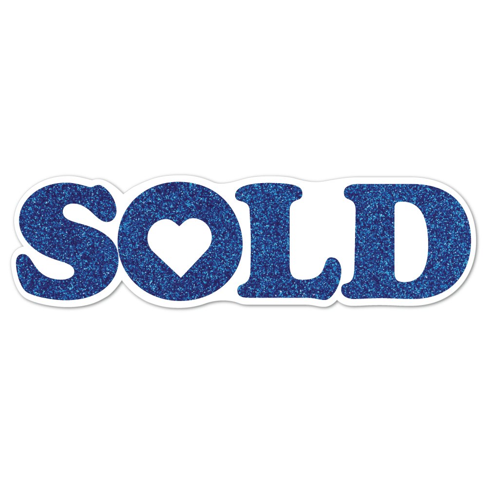Sold -Blue Heart- Bubble Testimonial Prop™ - All Things Real Estate