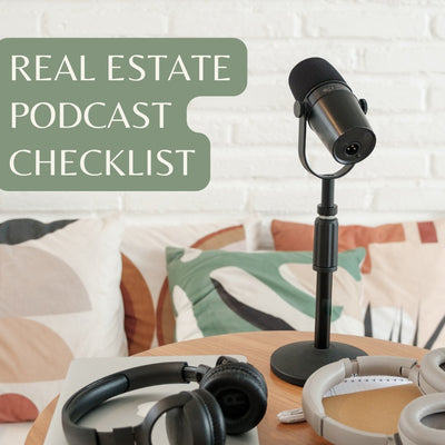 Starting a Podcast Checklist - Instant Download - All Things Real Estate