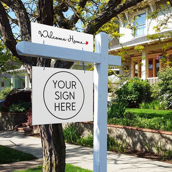 Welcome Home - Cursive - All Things Real Estate