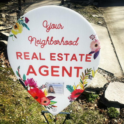 Your Neighborhood Agent Map Pin - Floral - All Things Real Estate