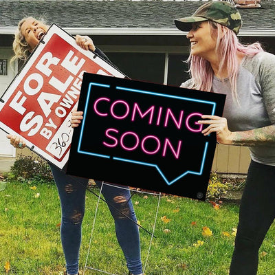 Coming Soon - Sign Riders - All Things Real Estate
