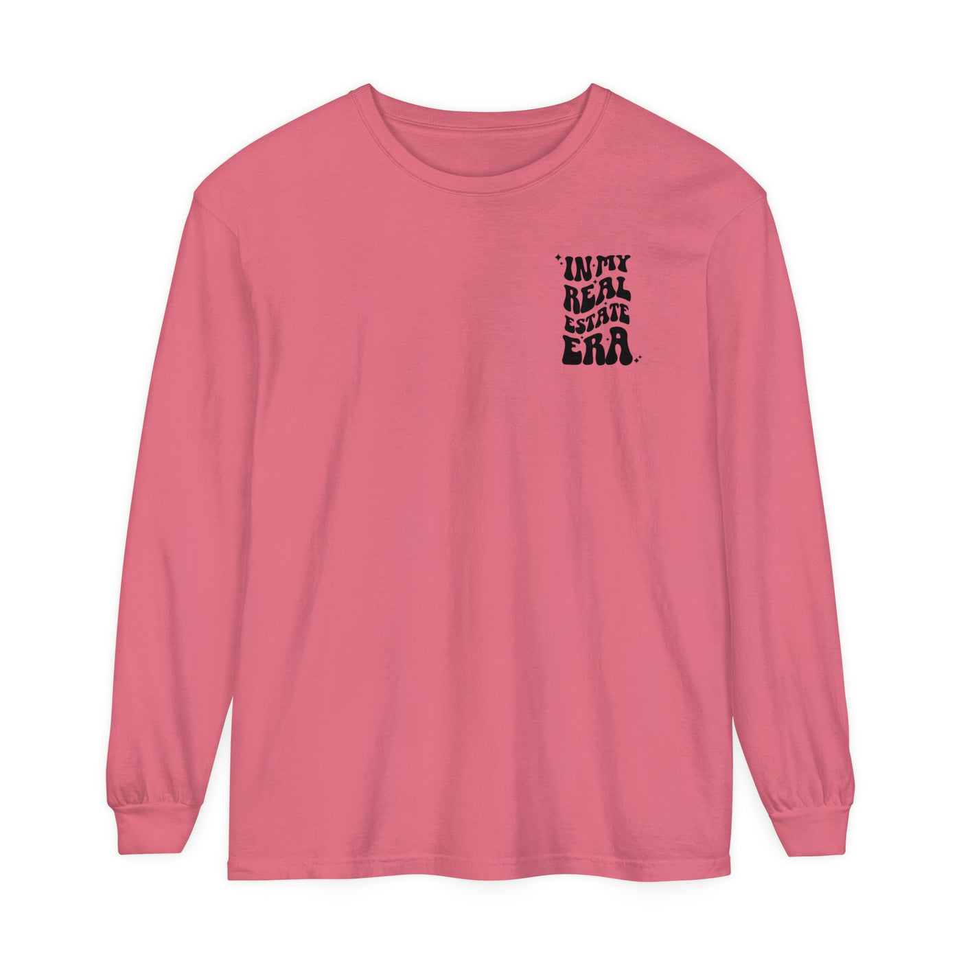 Long Sleeve Unisex Comfort Colors T-Shirt - In My Real Estate Era