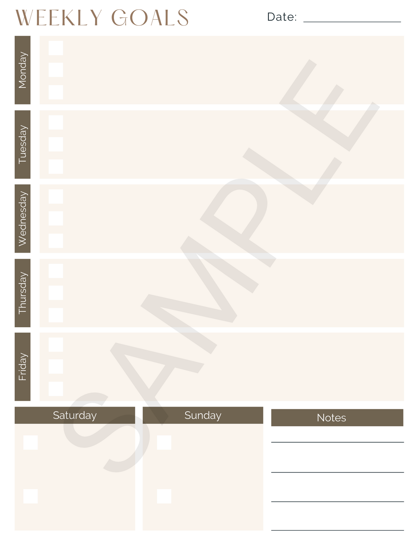 Marketing Planner - Canva Template & Printable
