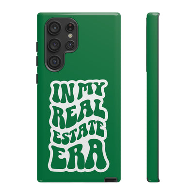 In My Real Estate Era Phone Case - Green & White